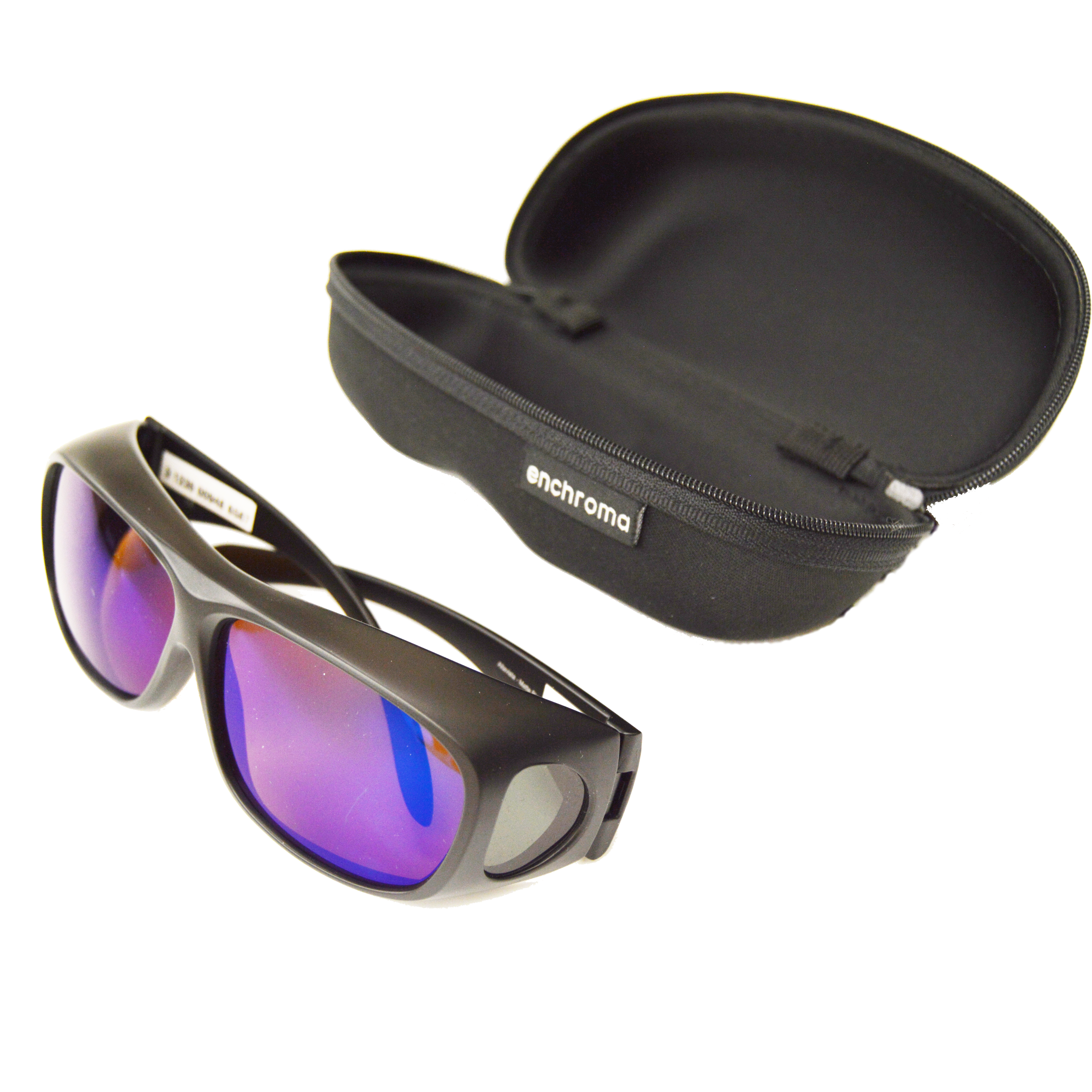 Outdoor Color Blind Glasses and a black case