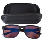 Image of color blind glasses and glasses case
