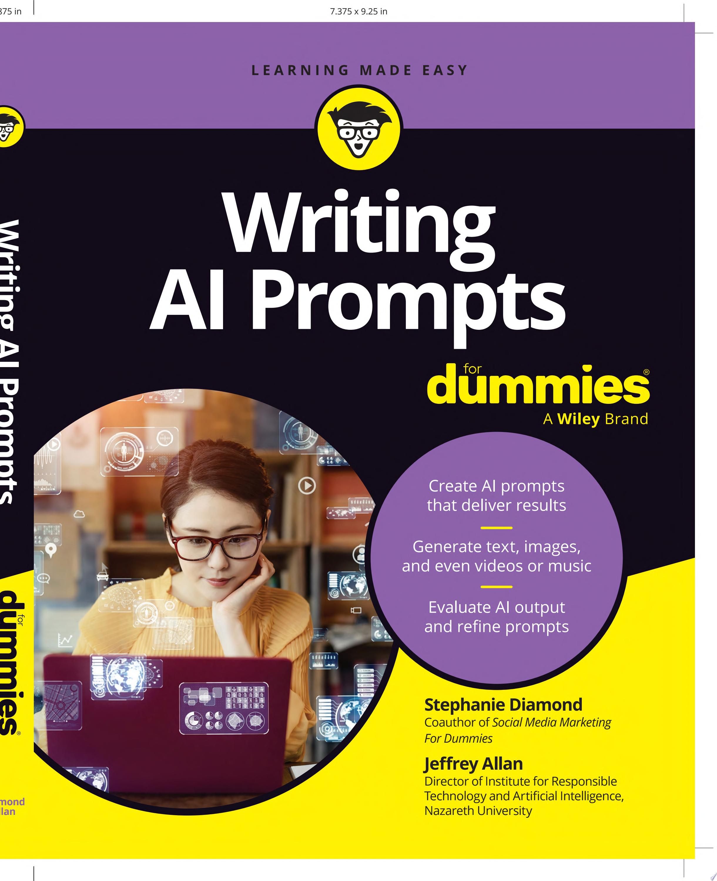 Image for "Writing AI Prompts For Dummies"