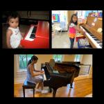 anaya playing piano at different ages 