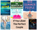 book cover collage of titles like The Perfect Couple